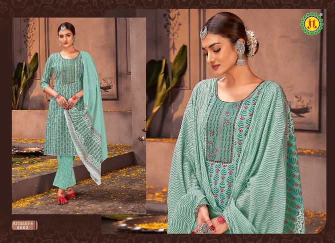 Jt Armani Vol 6 Slub Printed Dress Material Wholesale Shop In Surat